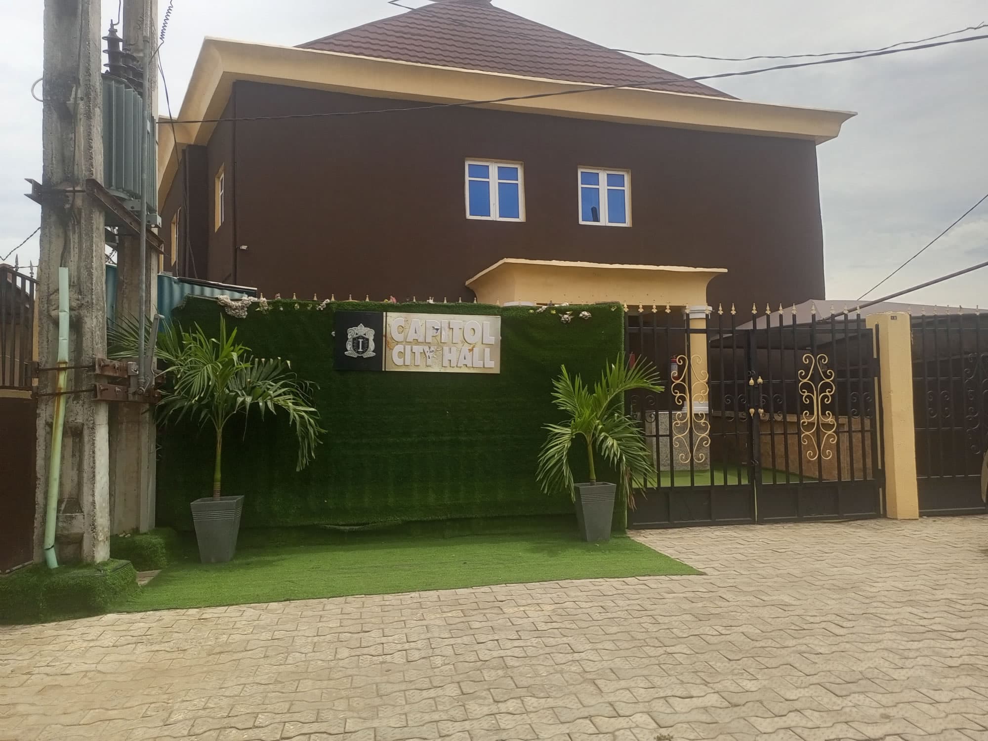 Modern Event Center Exterior